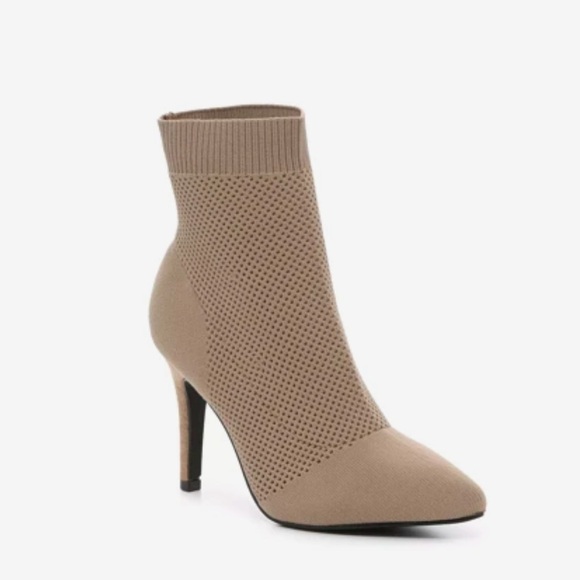 Knit bootie taupe - Picture 1 of 1